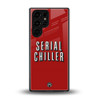 serial chiller netflix back phone cover | glass case for samsung galaxy s25 ultra