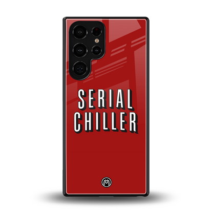 serial chiller netflix back phone cover | glass case for samsung galaxy s25 ultra