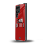 serial chiller netflix back phone cover | glass case for samsung galaxy s25 ultra