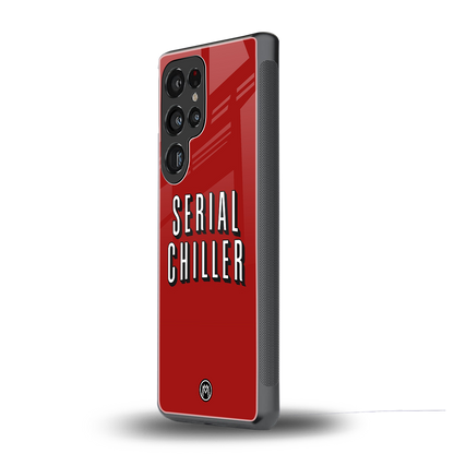 serial chiller netflix back phone cover | glass case for samsung galaxy s25 ultra