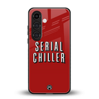 serial chiller netflix back phone cover | glass case for samsung galaxy s24