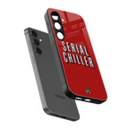 serial chiller netflix back phone cover | glass case for samsung galaxy s25