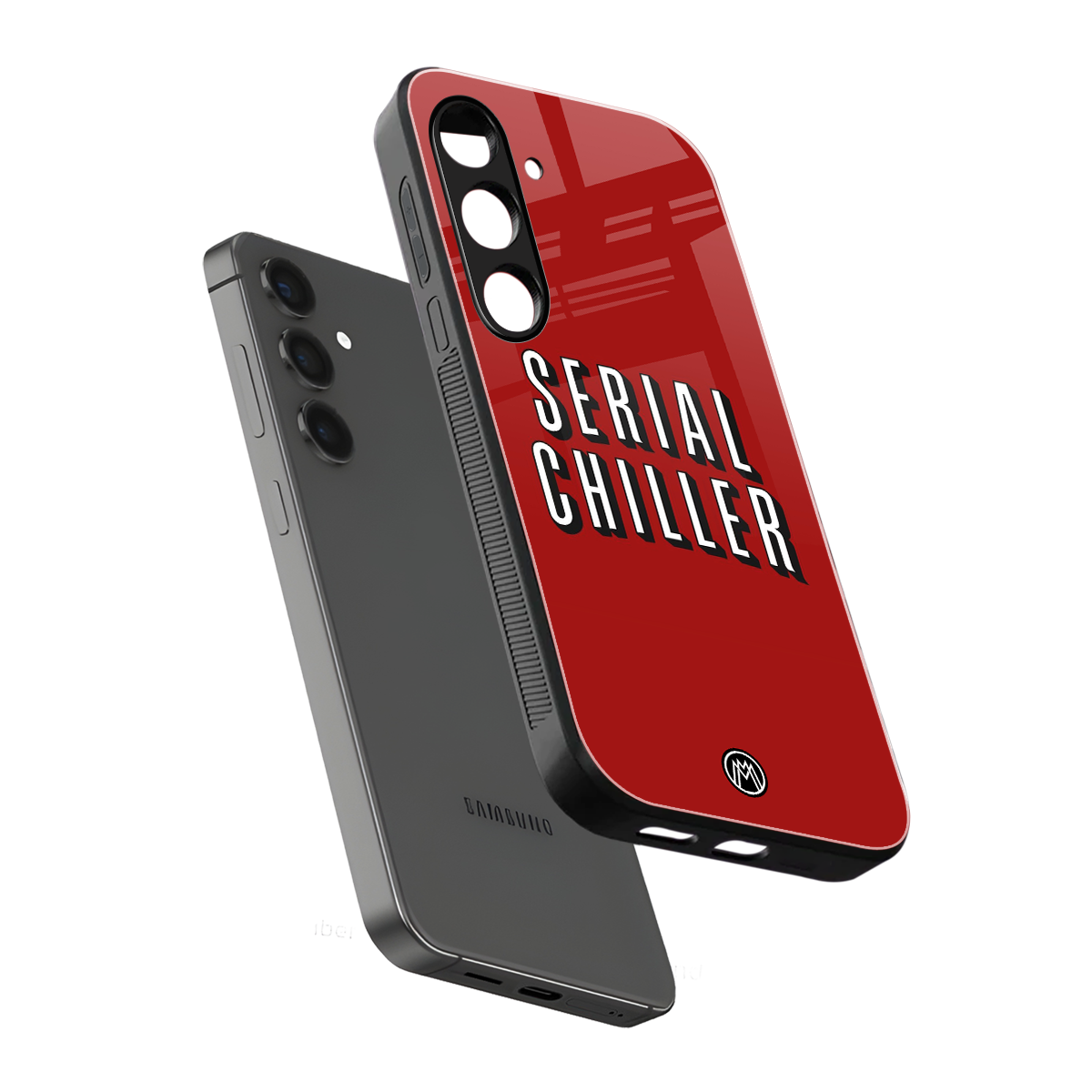 serial chiller netflix back phone cover | glass case for samsung galaxy s24 plus