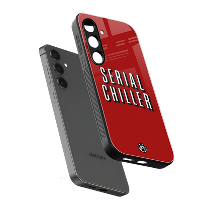serial chiller netflix back phone cover | glass case for samsung galaxy s24 plus