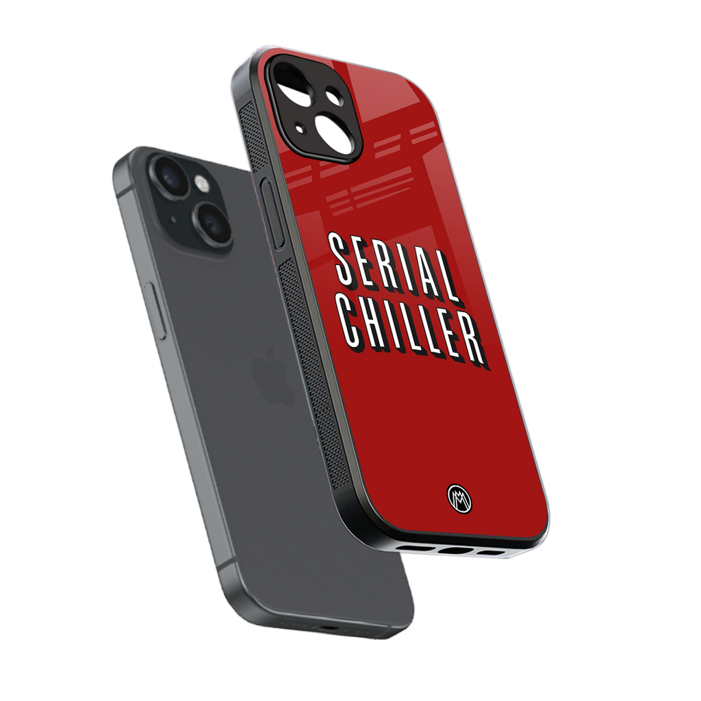 serial chiller netflix back phone cover | glass case for iphone 14