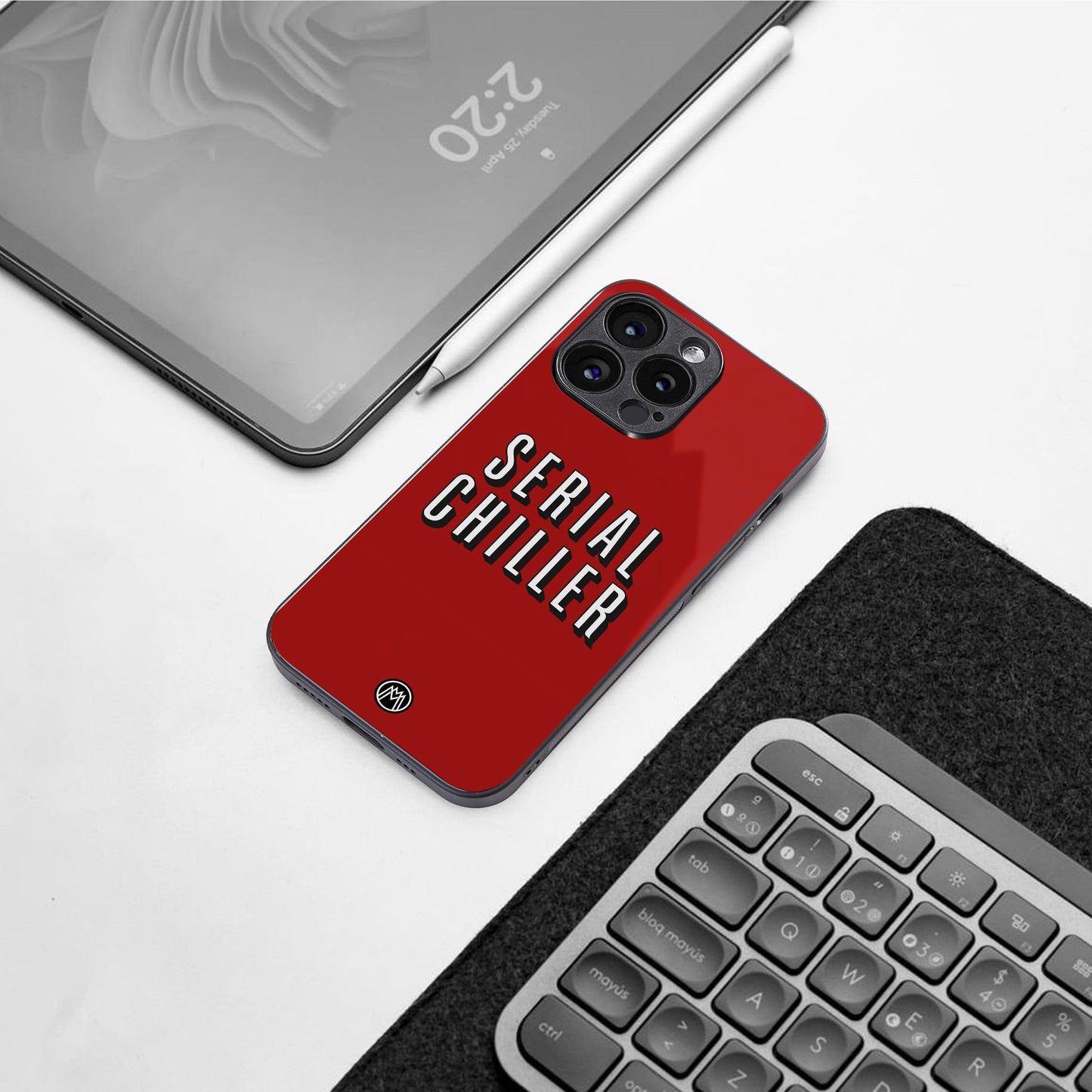 serial chiller netflix back phone cover | glass case for Google Pixel 8