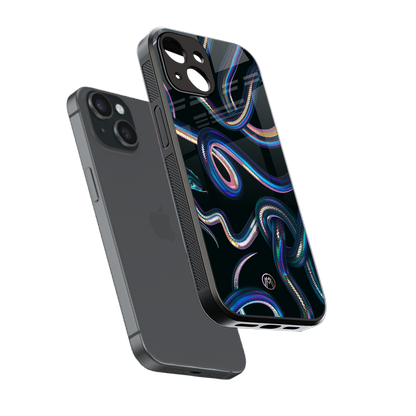 serpent back phone cover | glass case for iphone 13 mini
