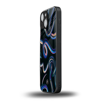 serpent back phone cover | glass case for iphone 13 mini
