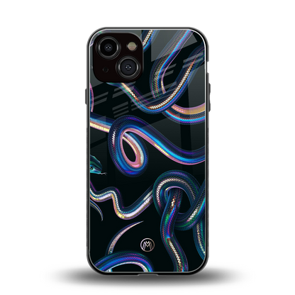 serpent back phone cover | glass case for iphone 13