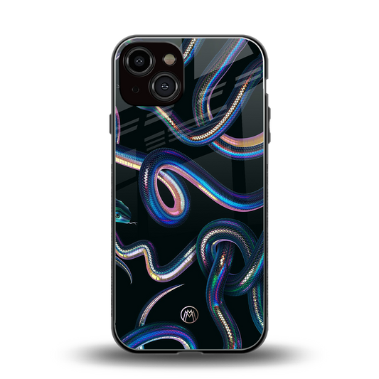 serpent back phone cover | glass case for iphone 13