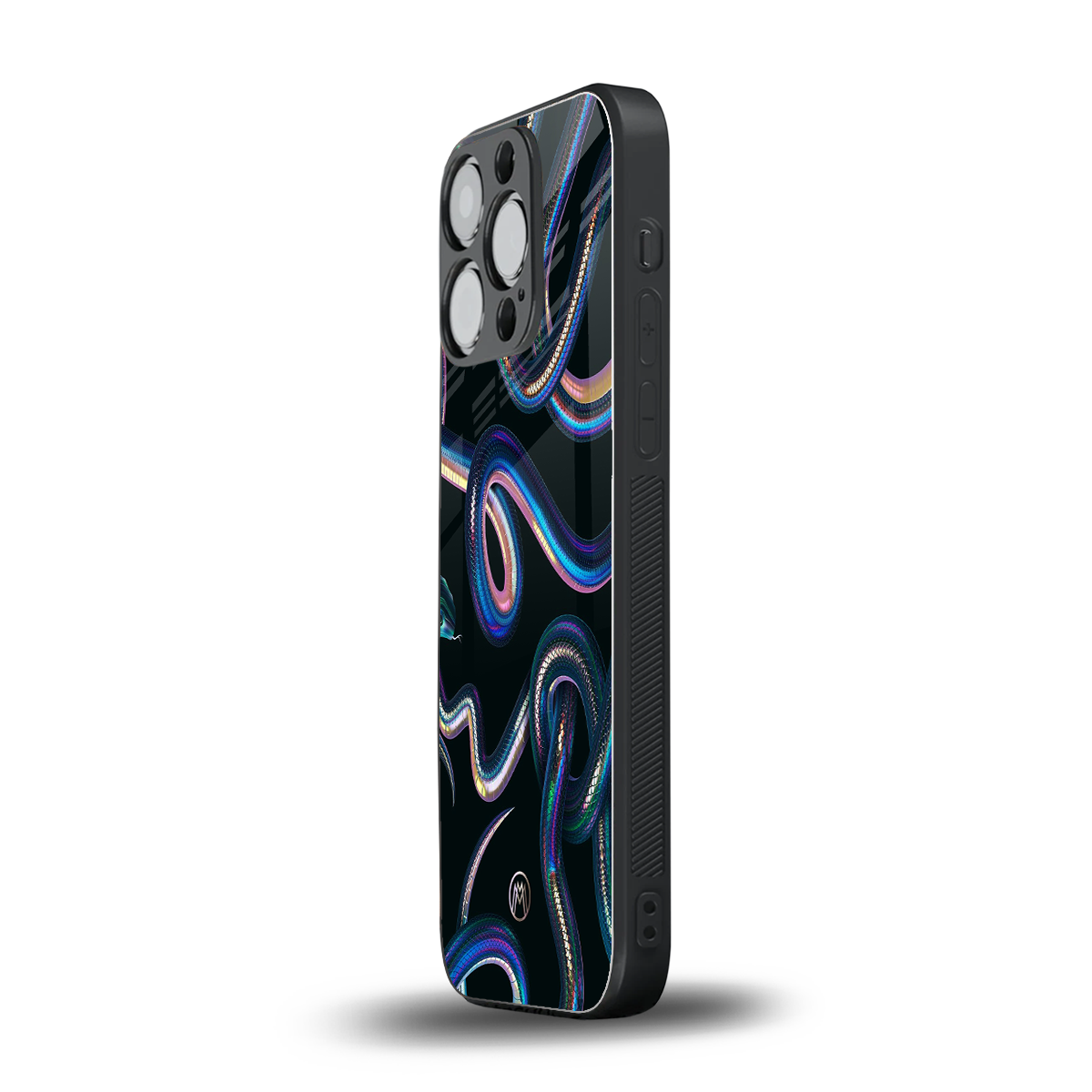 serpent back phone cover | glass case for iphone 14 pro