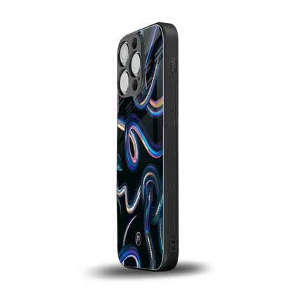 serpent back phone cover | glass case for iphone 16 pro