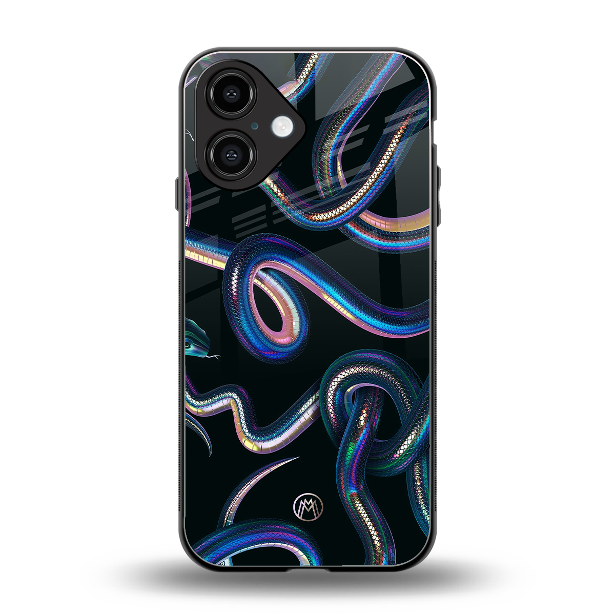 serpent back phone cover | glass case for iphone 16