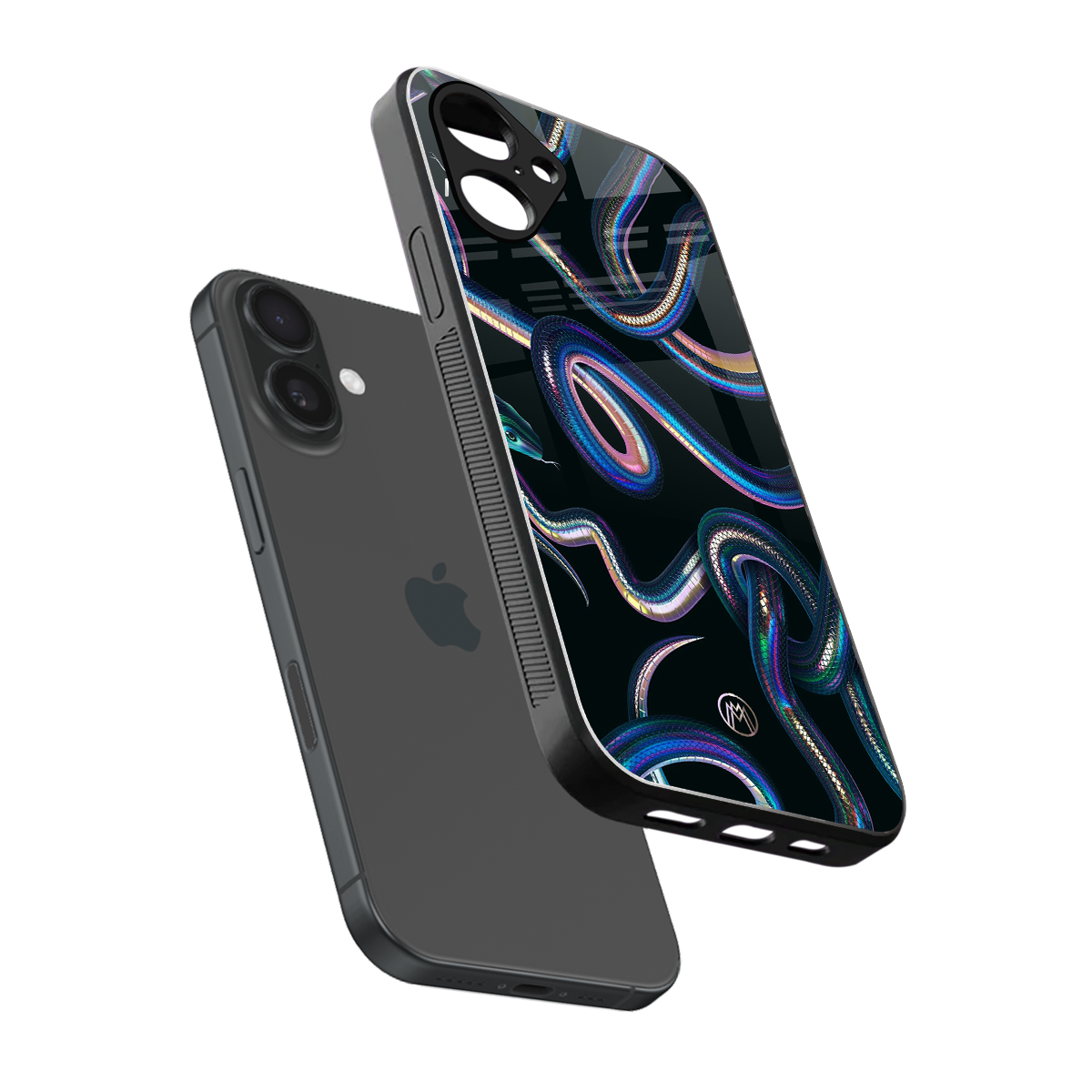 serpent back phone cover | glass case for iphone 16