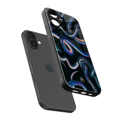 serpent back phone cover | glass case for iphone 16