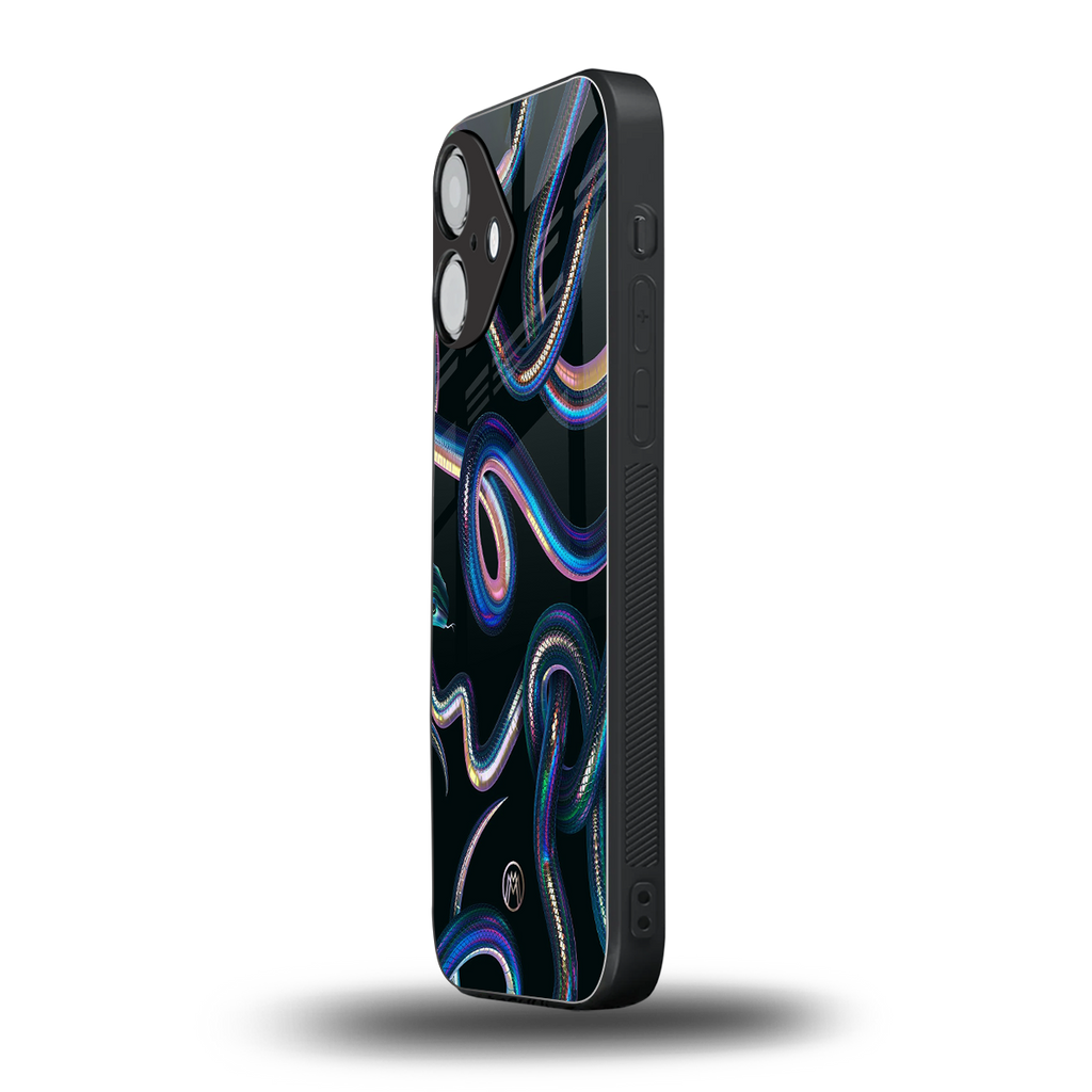 serpent back phone cover | glass case for iphone 16