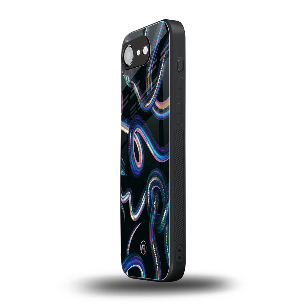 serpent back phone cover | glass case for iphone 16e