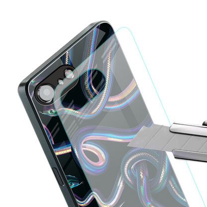 serpent back phone cover | glass case for iphone 16e