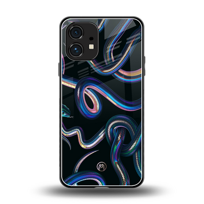serpent back phone cover | glass case for nothing phone 1
