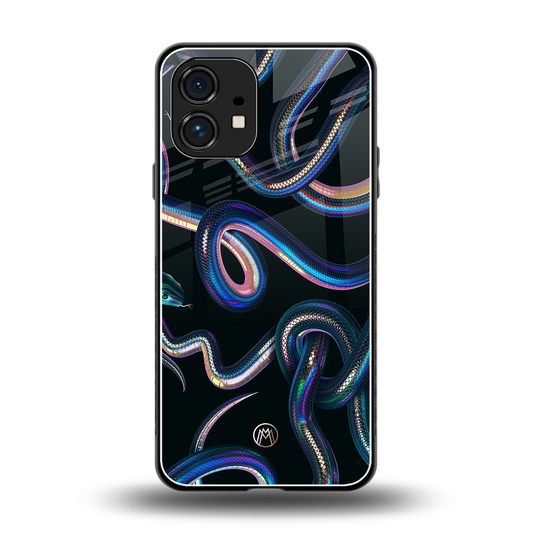 serpent back phone cover | glass case for nothing phone 1