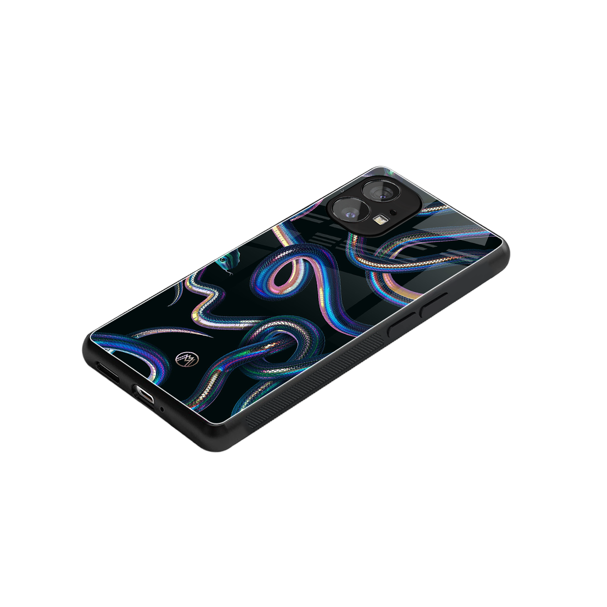 serpent back phone cover | glass case for nothing phone 1