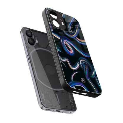 serpent back phone cover | glass case for nothing phone 2
