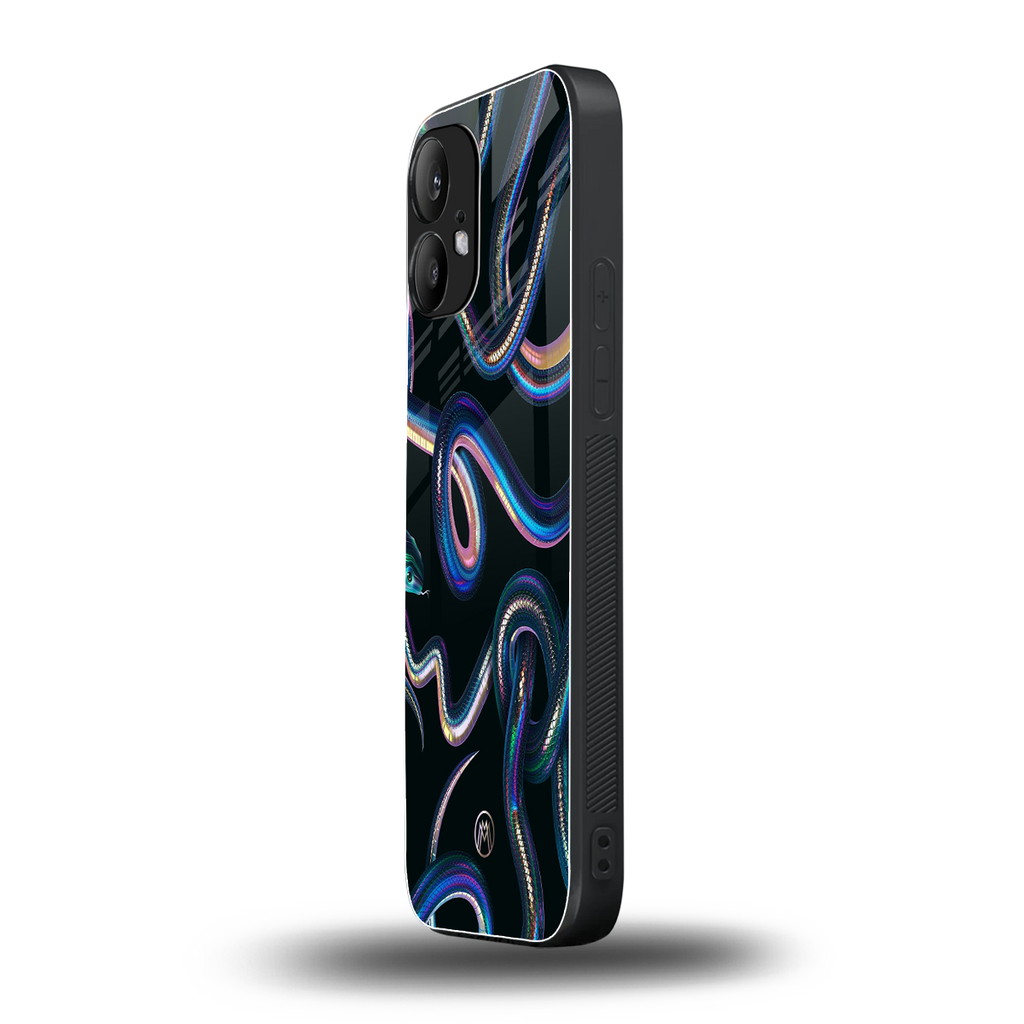 serpent back phone cover | glass case for nothing phone 2
