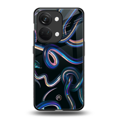 serpent back phone cover | glass case for oneplus nord 3