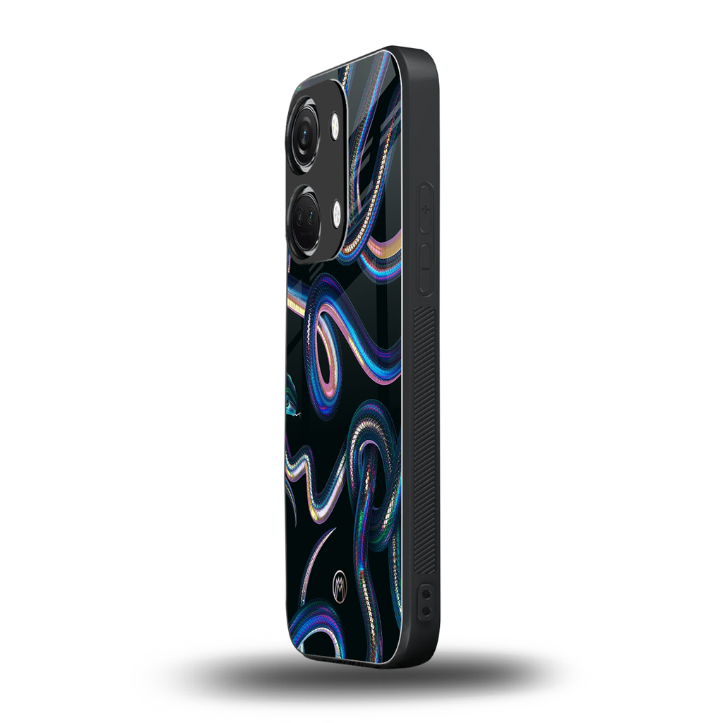 serpent back phone cover | glass case for oneplus nord 3