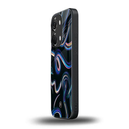 serpent back phone cover | glass case for oneplus nord 3