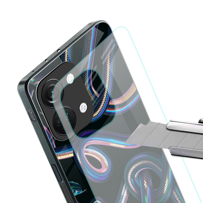 serpent back phone cover | glass case for oneplus nord 3