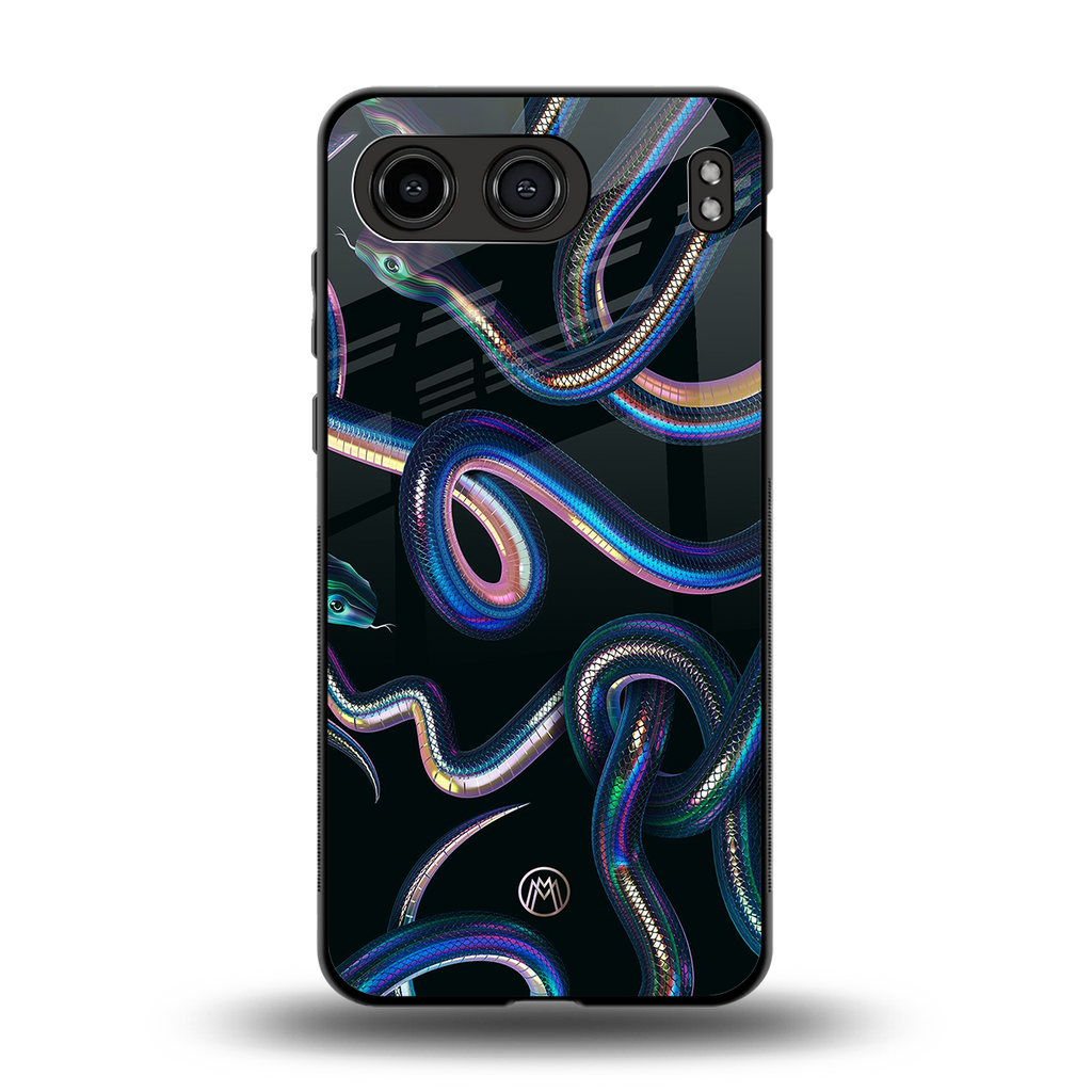 serpent back phone cover | glass case for oneplus nord 4