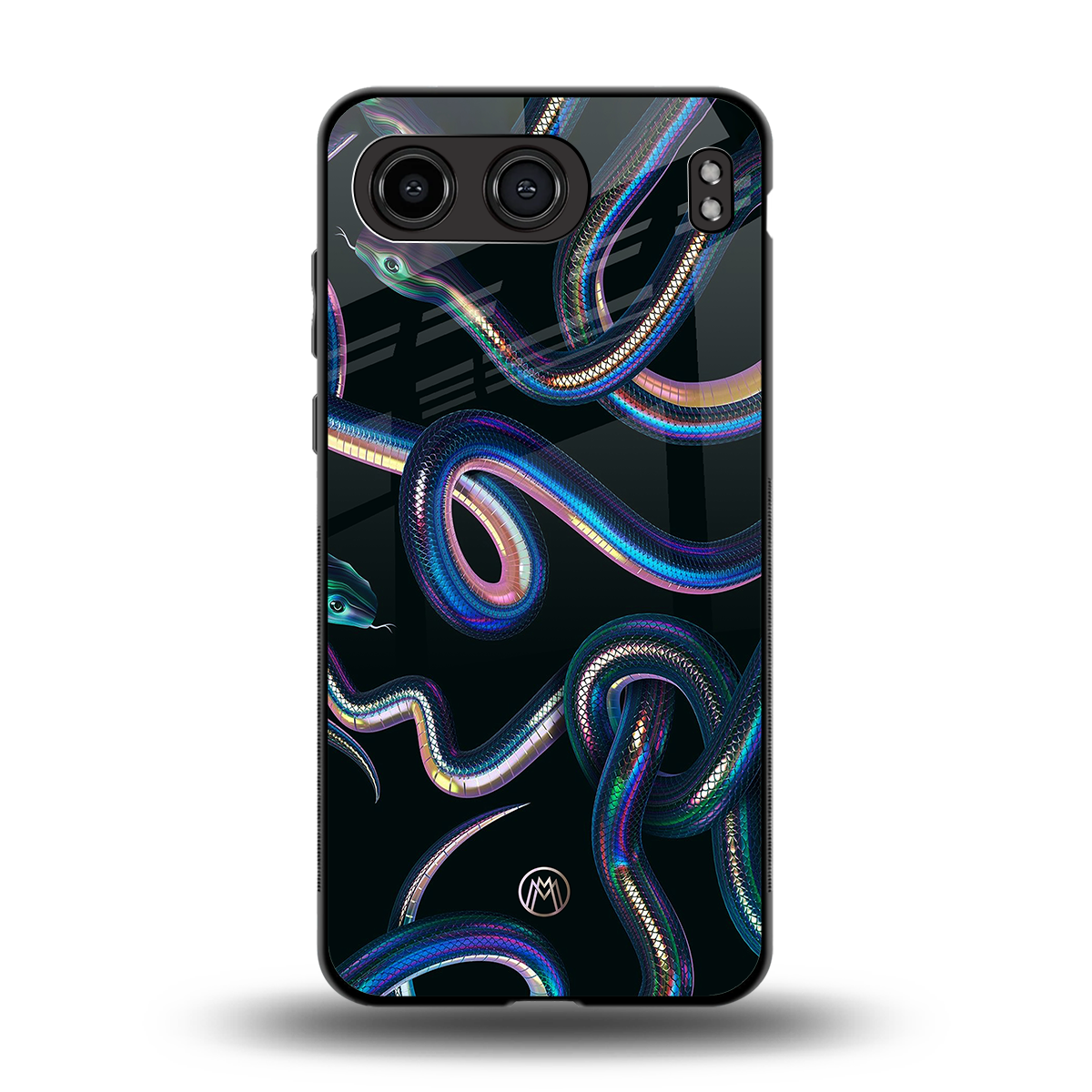 serpent back phone cover | glass case for oneplus nord 4