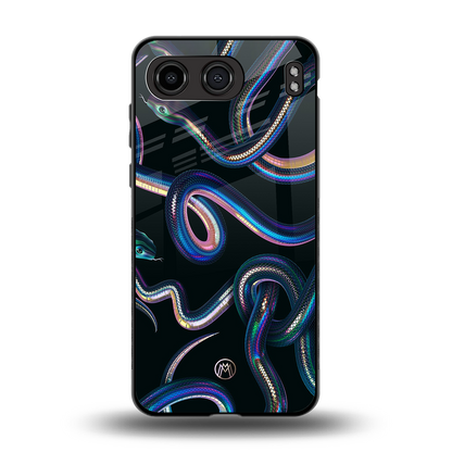 serpent back phone cover | glass case for oneplus nord 4
