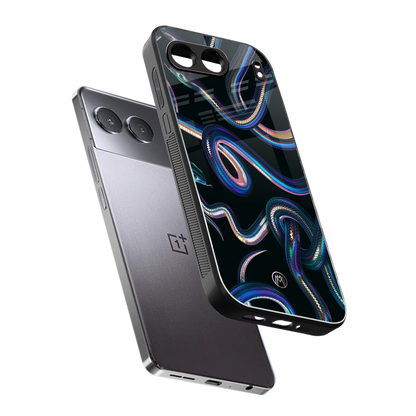 serpent back phone cover | glass case for oneplus nord 4