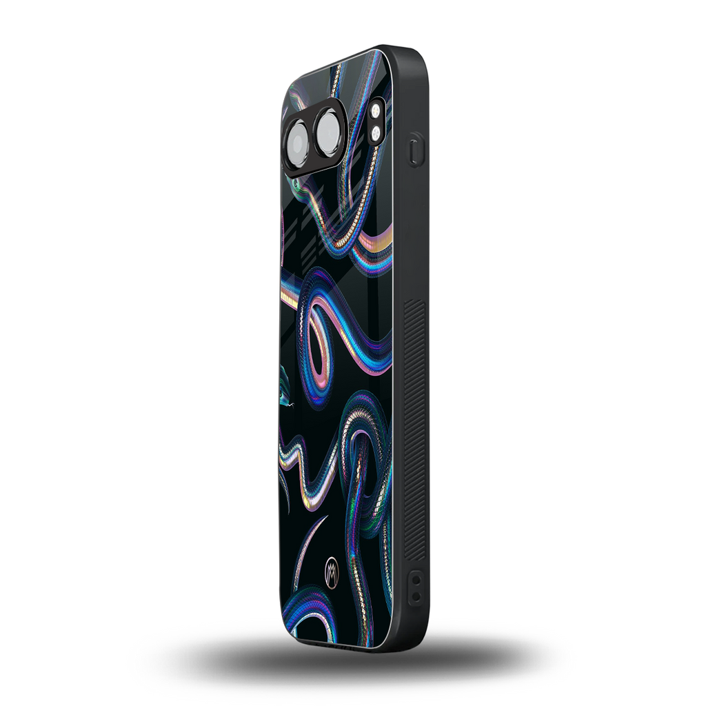 serpent back phone cover | glass case for oneplus nord 4