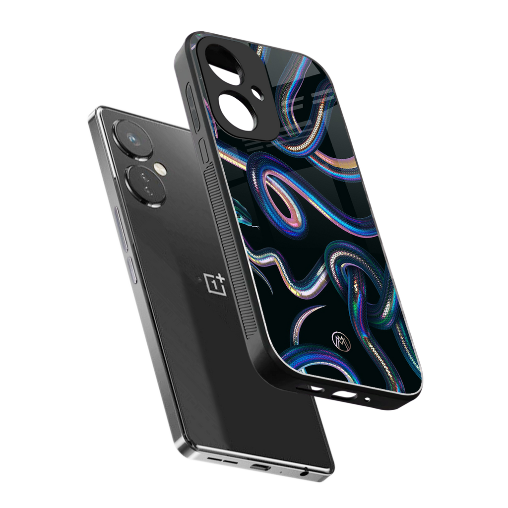 serpent back phone cover | glass case for oneplus nord ce 3