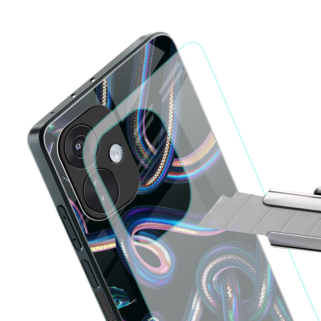 serpent back phone cover | glass case for oneplus nord ce 3