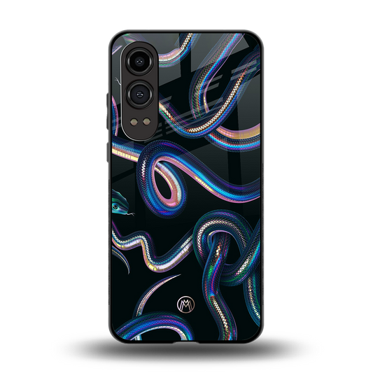 serpent back phone cover | glass case for oneplus nord ce 4 lite