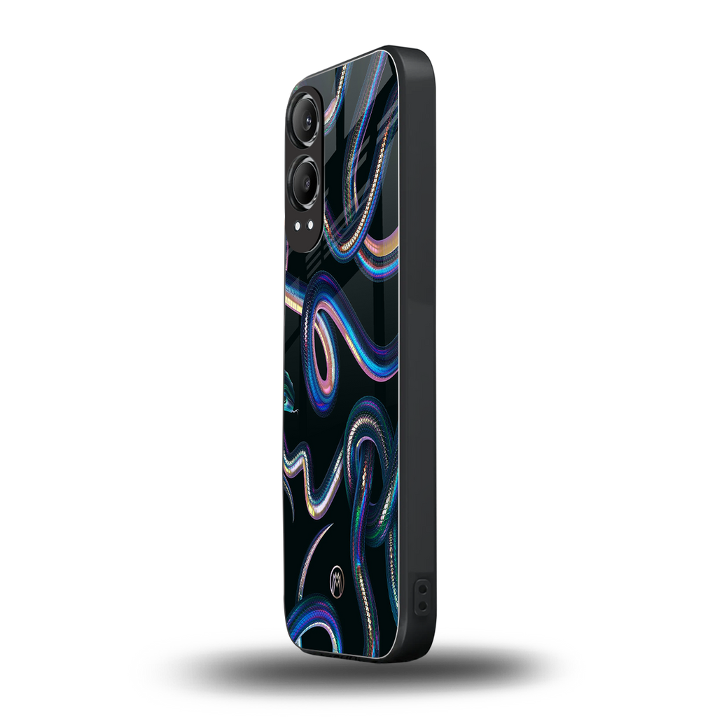 serpent back phone cover | glass case for oneplus nord ce 4 lite