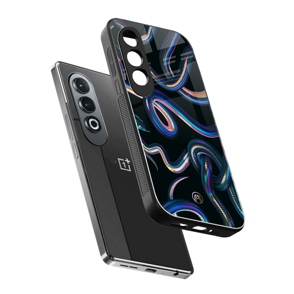serpent back phone cover | glass case for oneplus nord ce 4