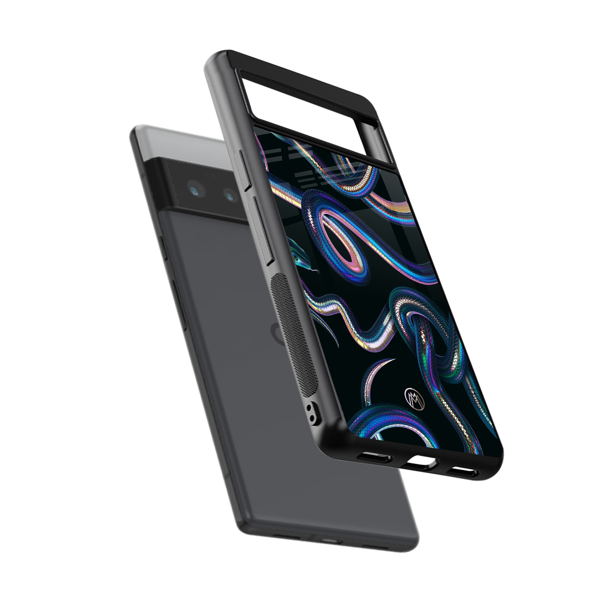 serpent back phone cover | glass case for google pixel 6 pro