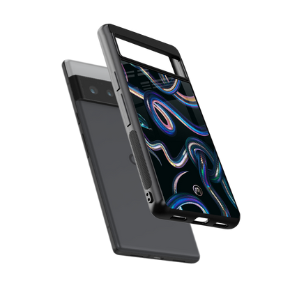 serpent back phone cover | glass case for google pixel 6 pro