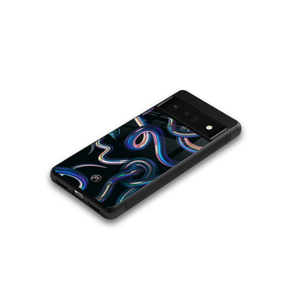 serpent back phone cover | glass case for google pixel 6 pro