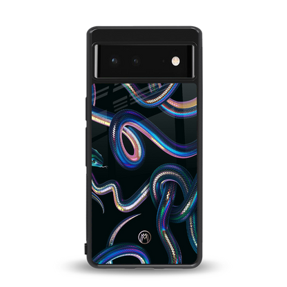 serpent back phone cover | glass case for Google Pixel 6A