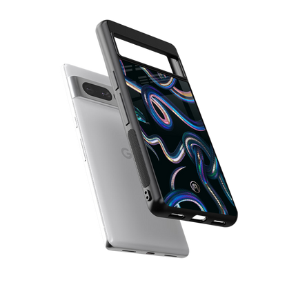 serpent back phone cover | glass case for google pixel 7 pro