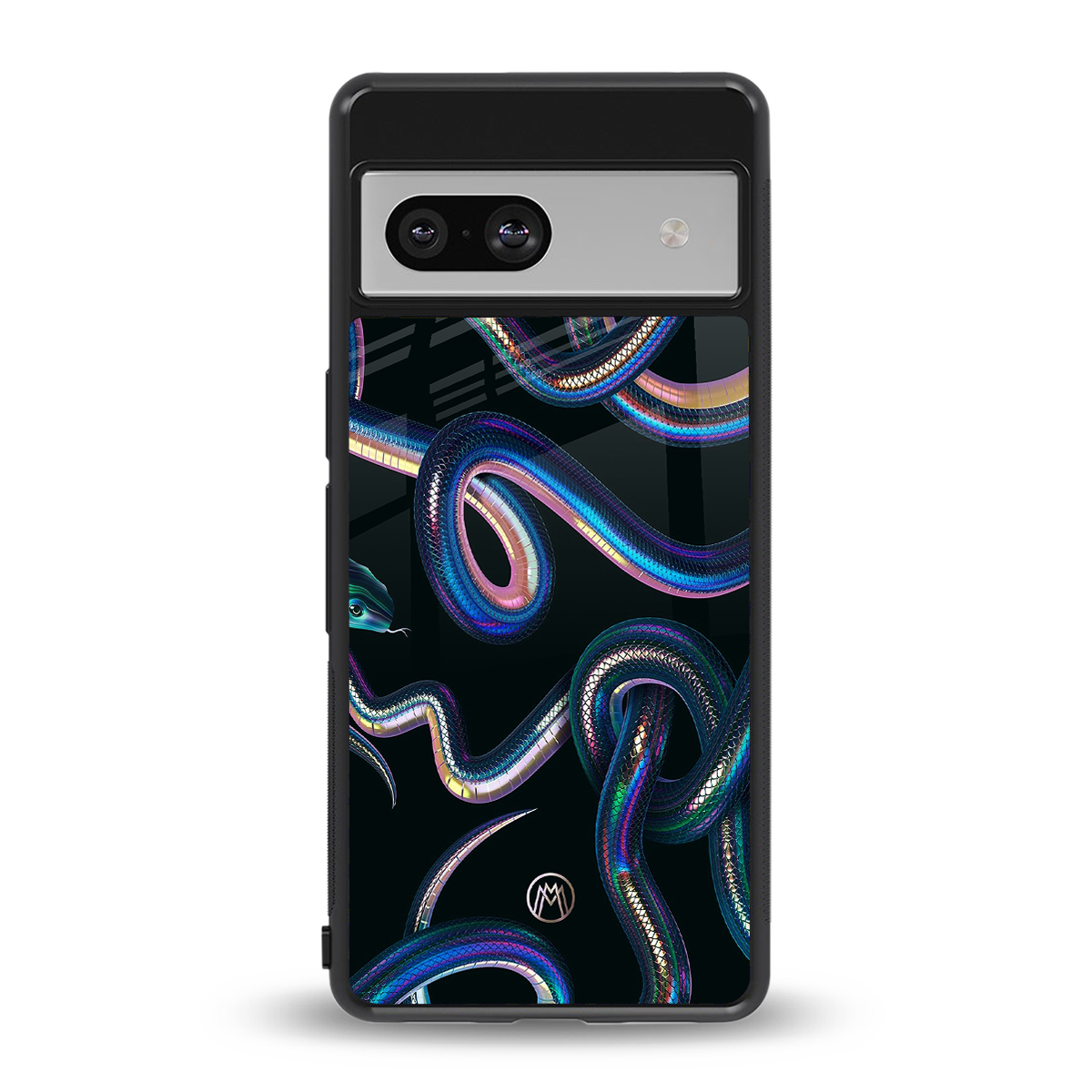 serpent back phone cover | glass case for Google Pixel 7A