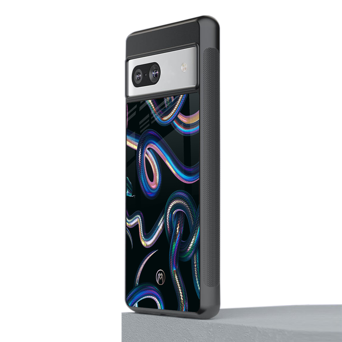 serpent back phone cover | glass case for Google Pixel 7A