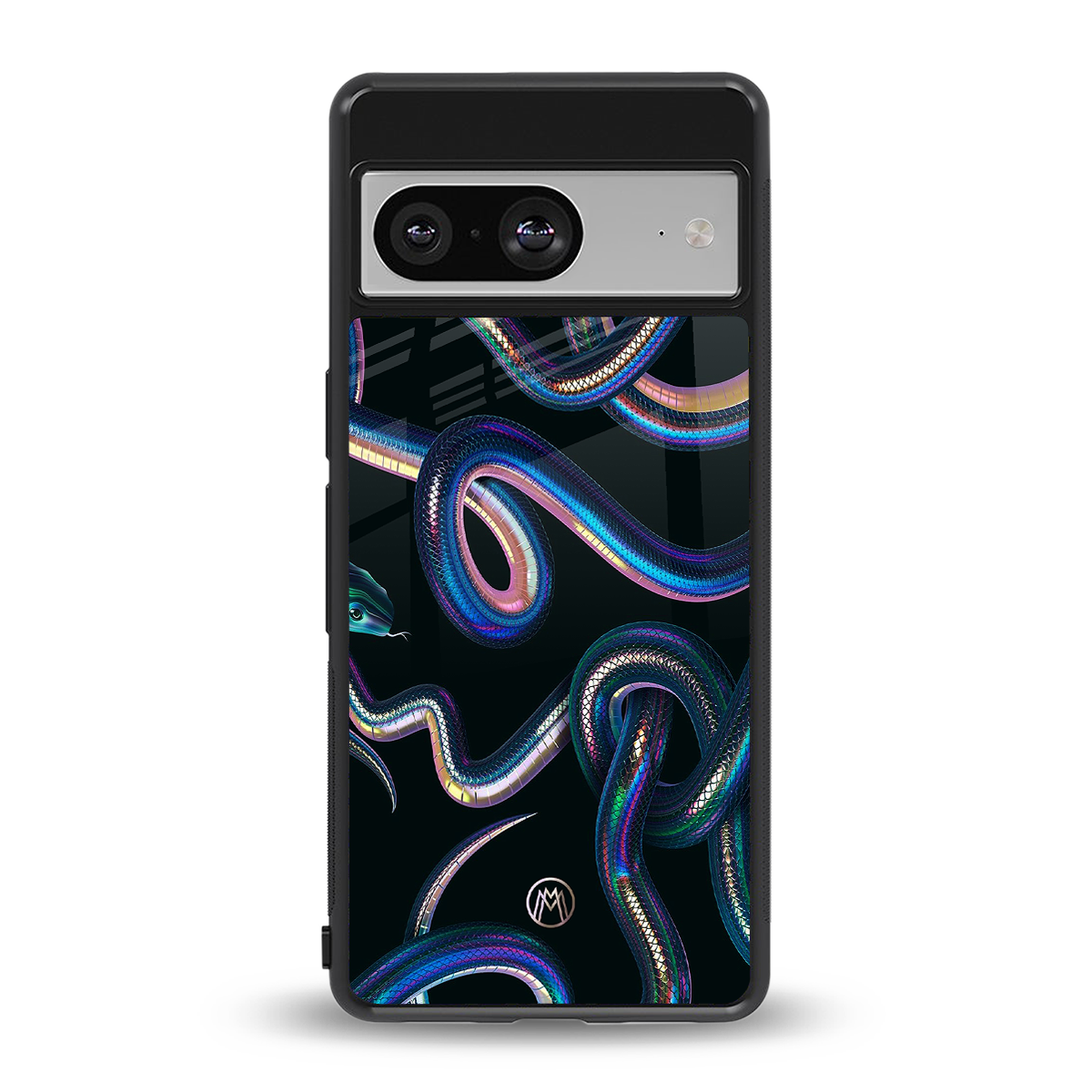 serpent back phone cover | glass case for Google Pixel 8