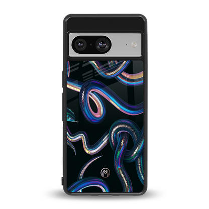 serpent back phone cover | glass case for Google Pixel 8
